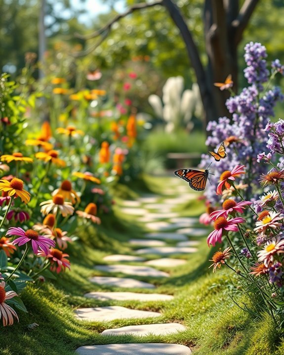 themed butterfly and tropical gardens