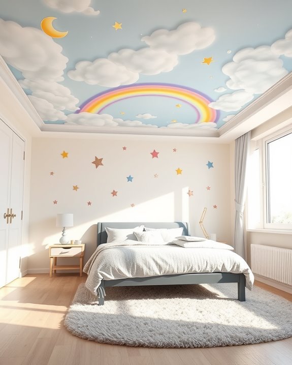 themed ceiling murals for children
