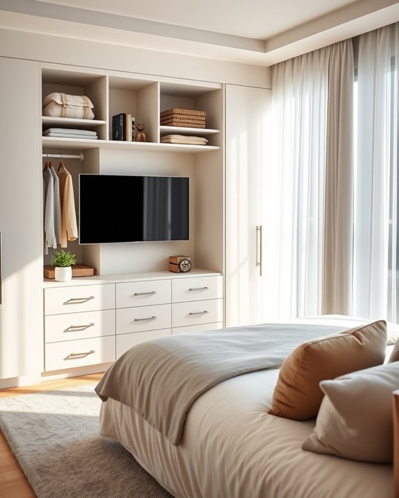themed decor personalizes closets