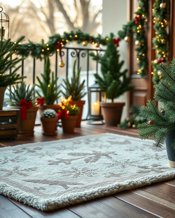 themed outdoor rugs enhance ambiance