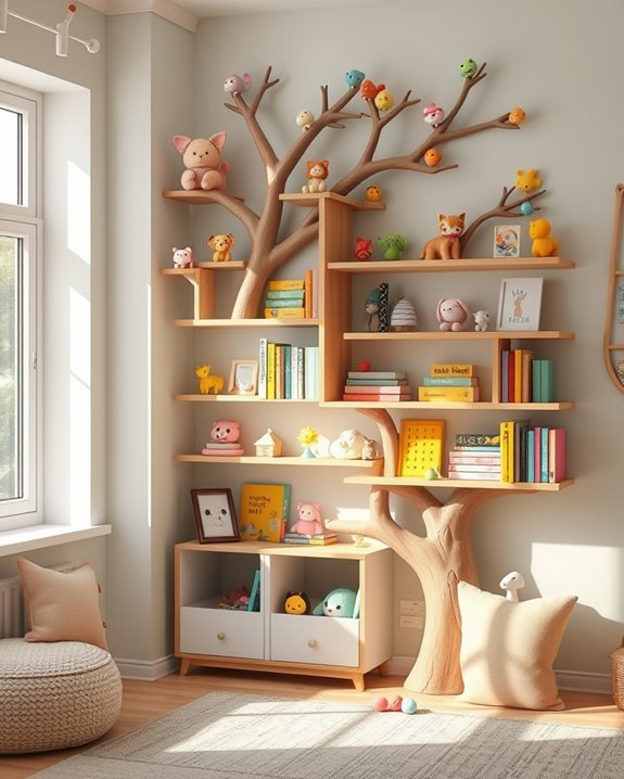 themed shelves spark imagination