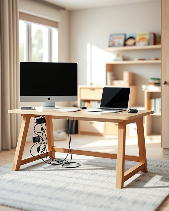 tidy electronic cable management