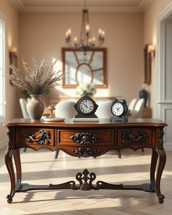timeless antique console charm