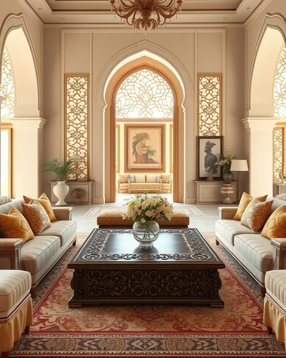 timeless arabian outdoor elegance