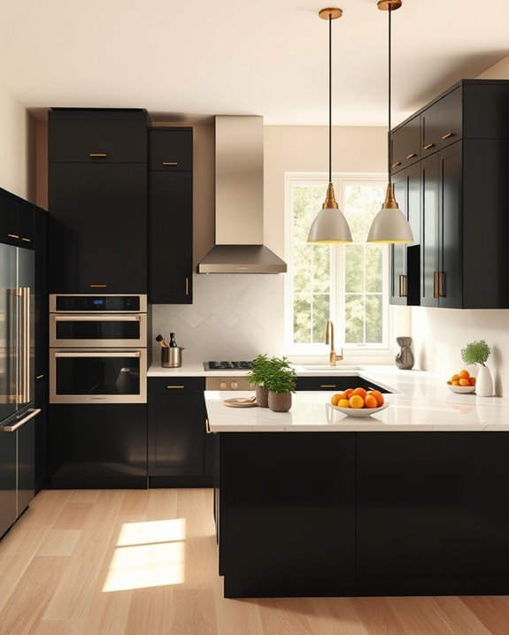 timeless beige and black elegance