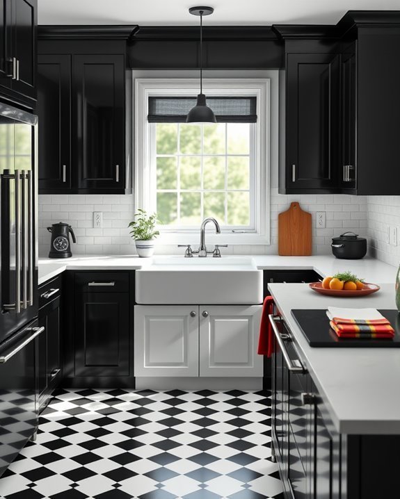 timeless black and white elegance