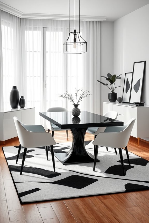 timeless black and white elegance
