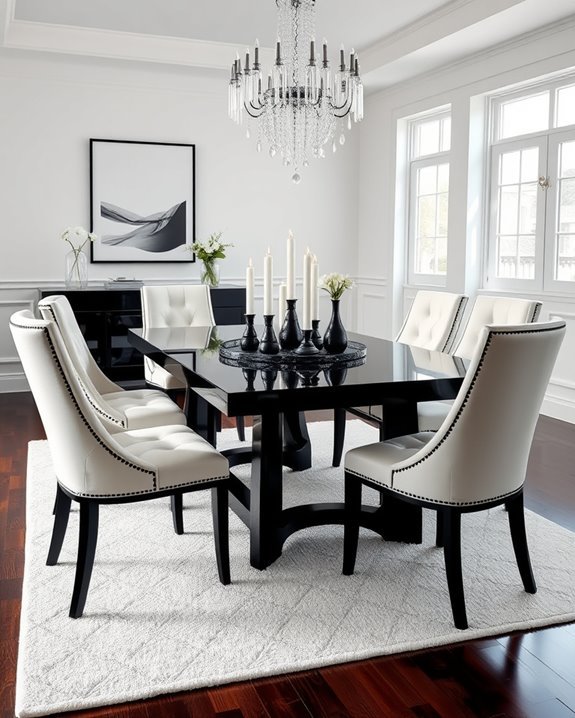 timeless black and white elegance