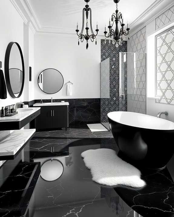 timeless black and white elegance