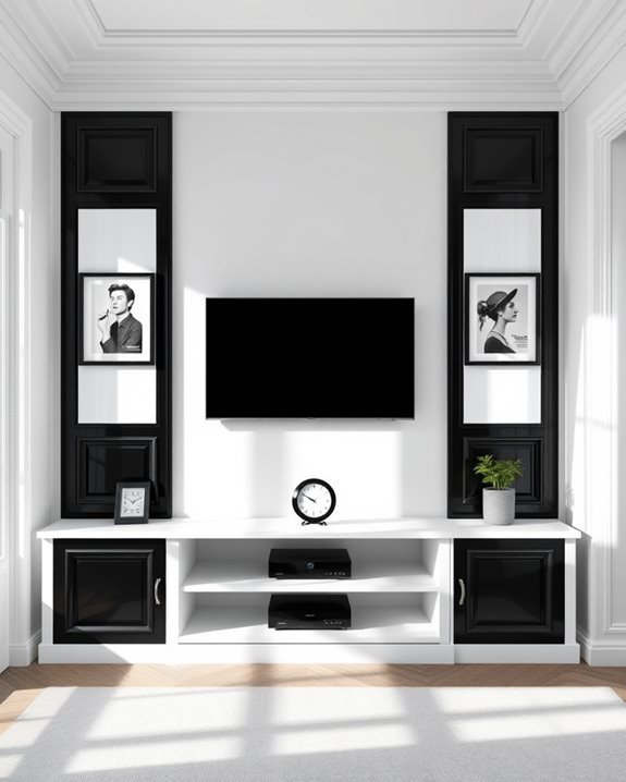 timeless black and white elegance