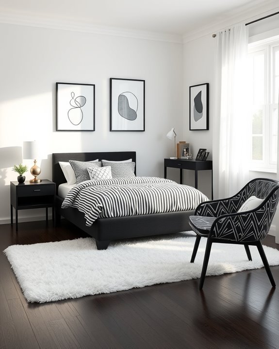 timeless black and white elegance
