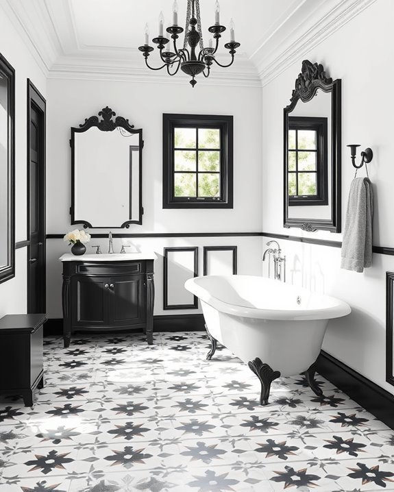 timeless black and white elegance