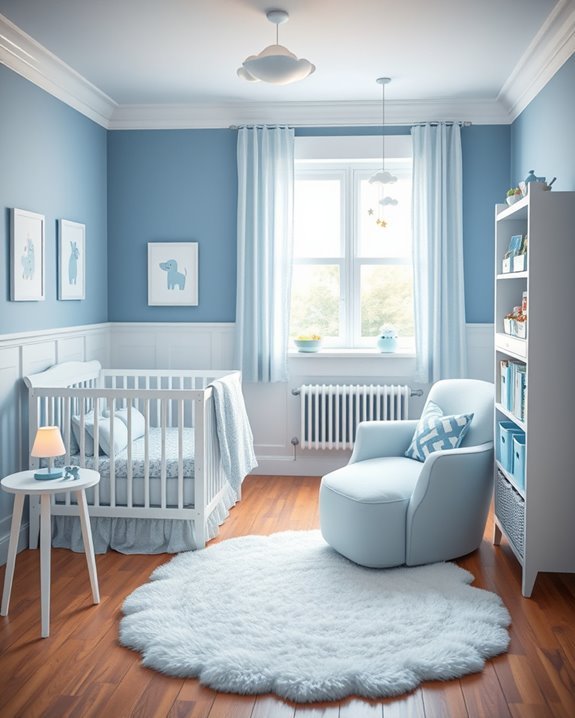timeless blue and white