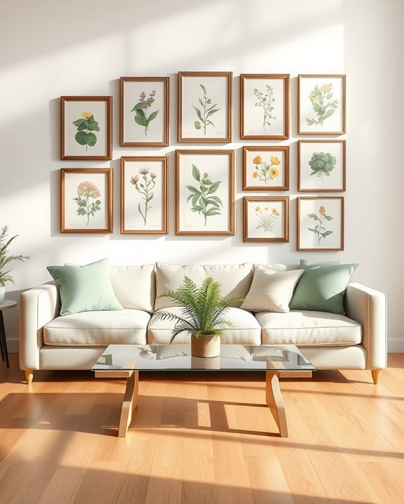 timeless botanical wall decor