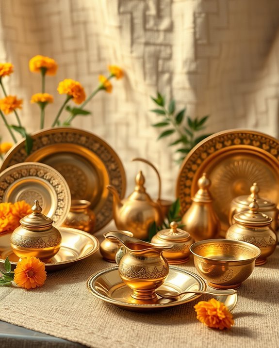 timeless brass utensil elegance