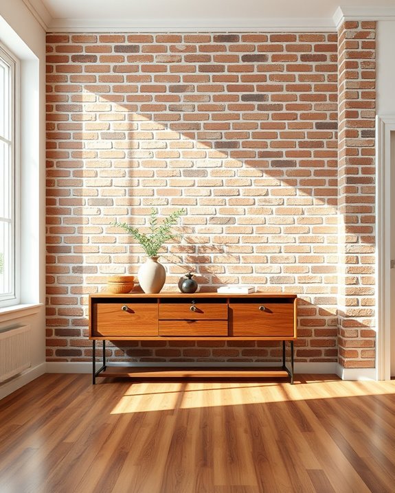 timeless brick wall charm
