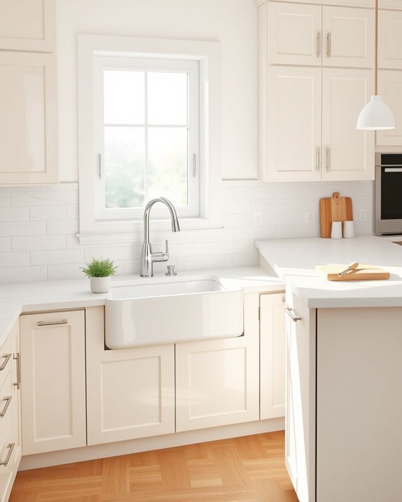 timeless cream and white elegance