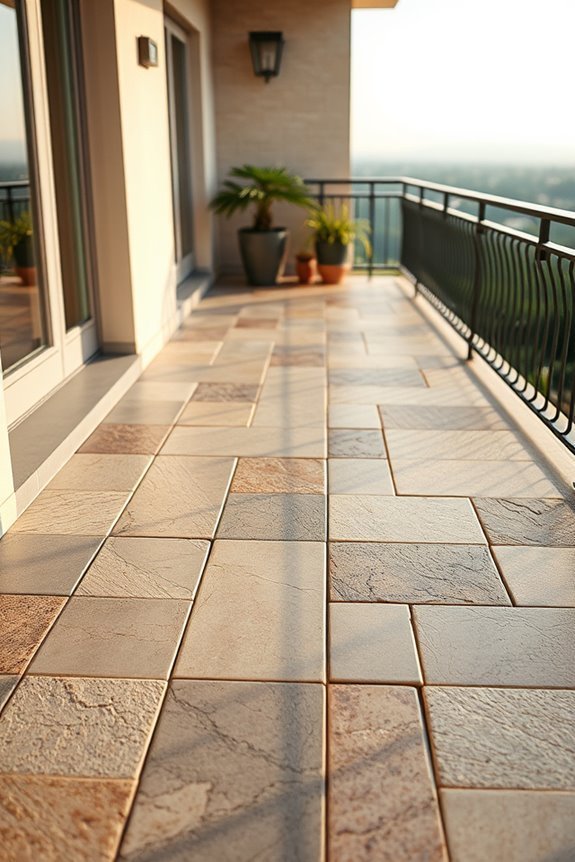 timeless durable balcony flooring