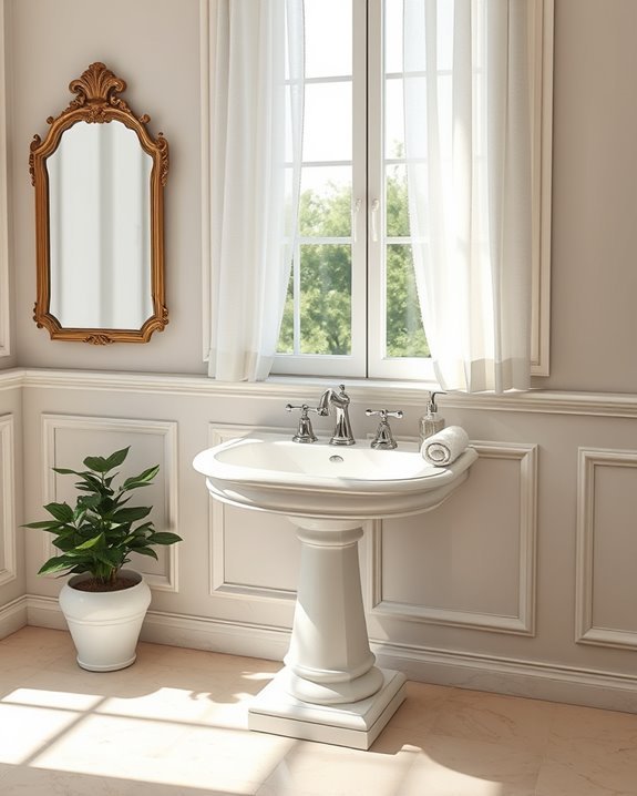 timeless elegance in bathrooms
