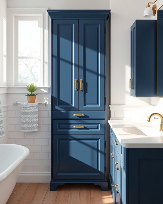 timeless navy blue elegance