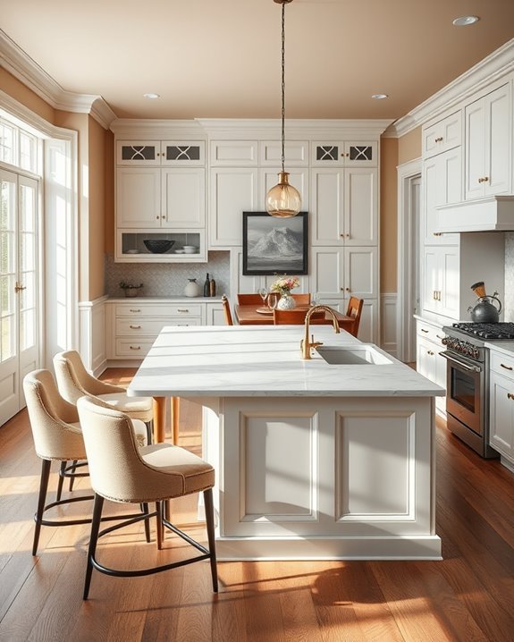 timeless open concept kitchens