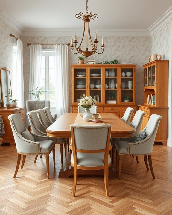 timeless vintage dining elegance