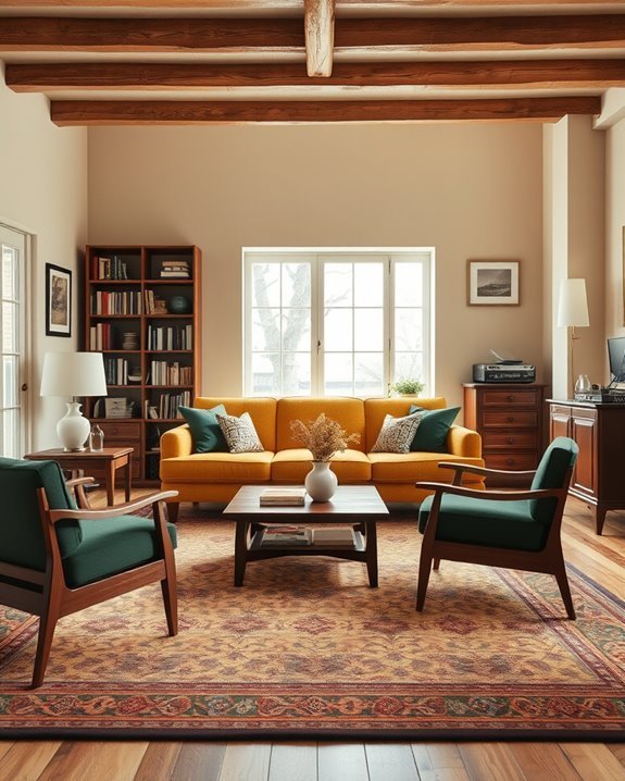 timeless vintage furniture arrangements