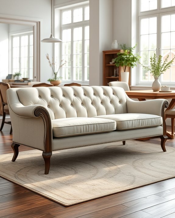 timeless vintage inspired sofas