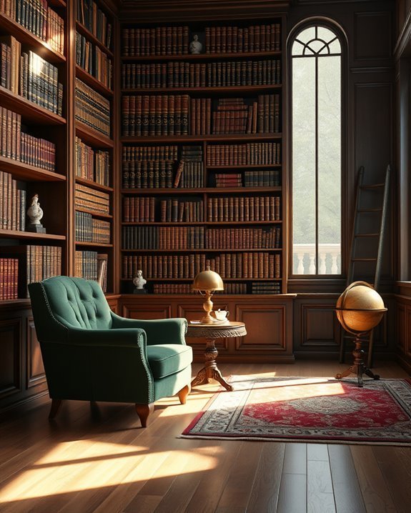 timeless vintage library elegance