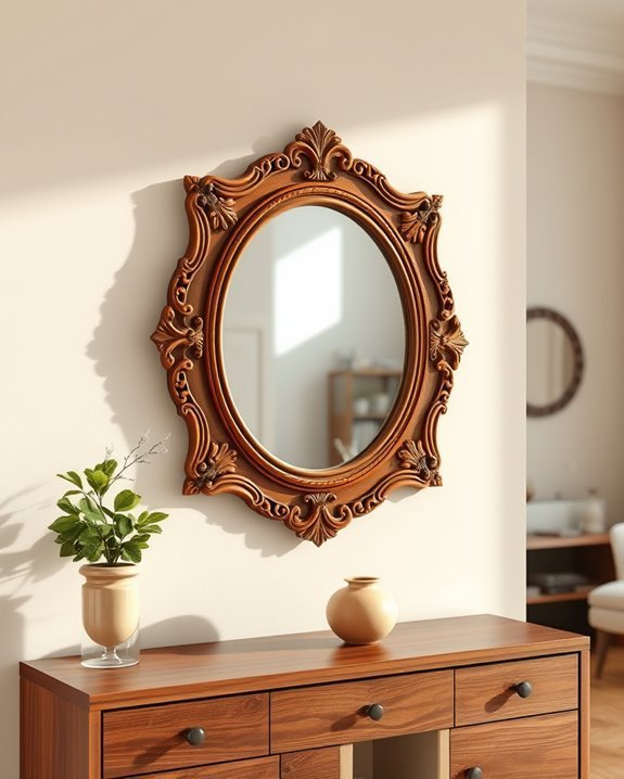 timeless vintage mirror elegance