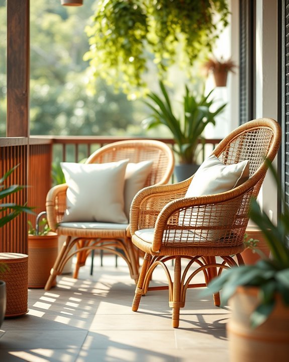 timeless vintage rattan elegance