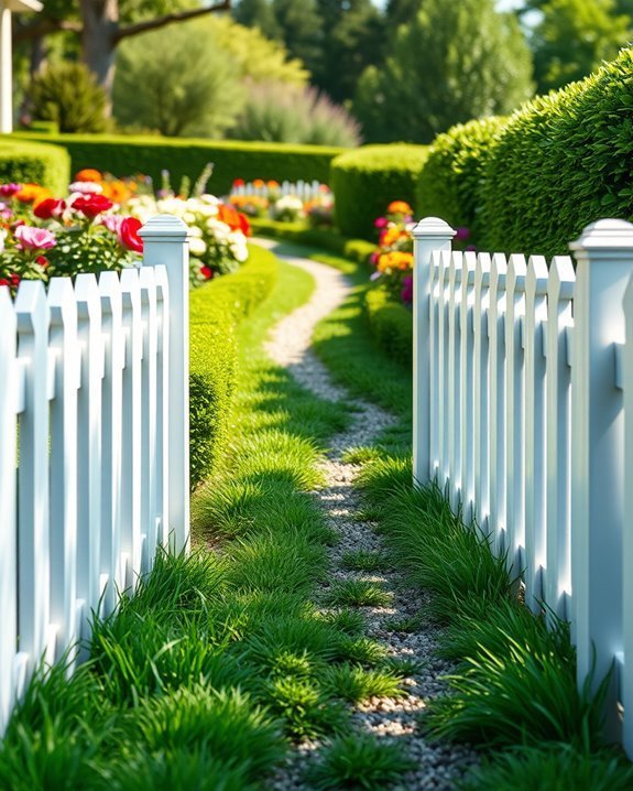 timeless white picket charm