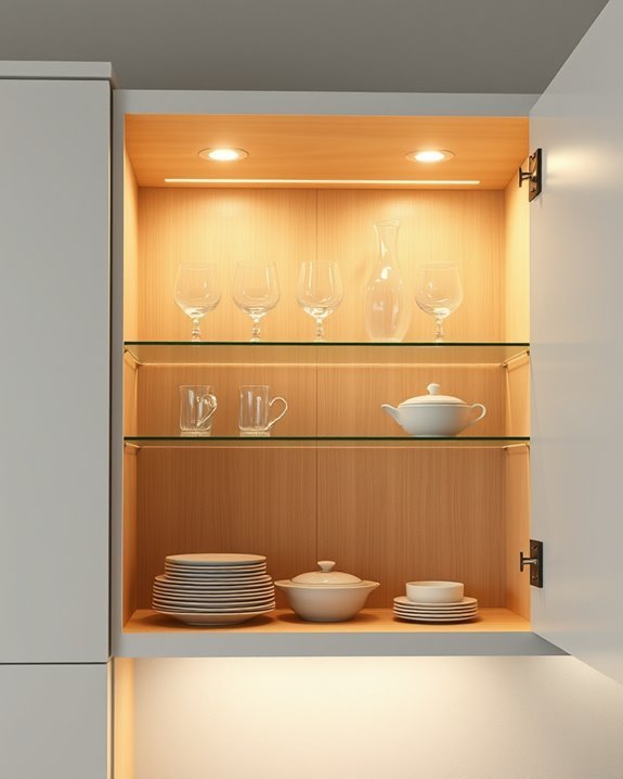 touch sensitive cabinet lighting