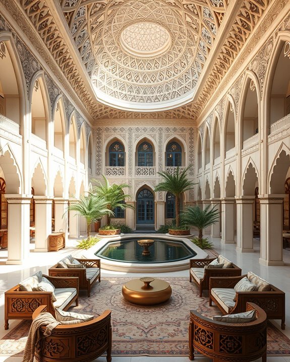 traditional arches and warmth