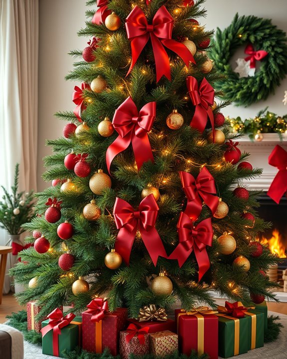 traditional green and red