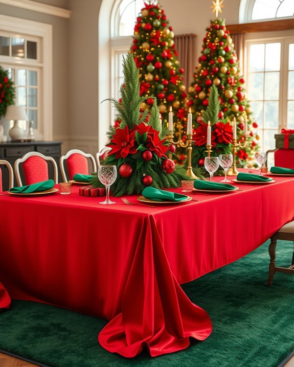 traditional red and green