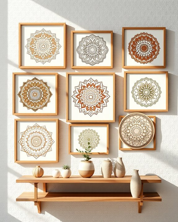 tranquil artistic wall decor