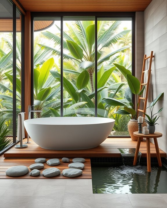 tranquil bathroom relaxation oasis