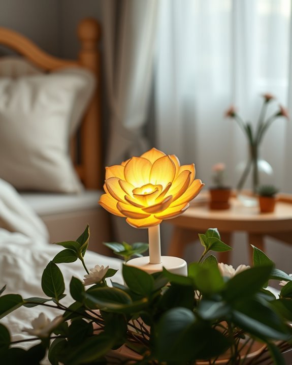 tranquil garden inspired illumination
