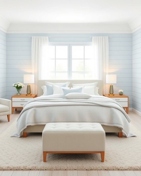tranquil light blue retreat