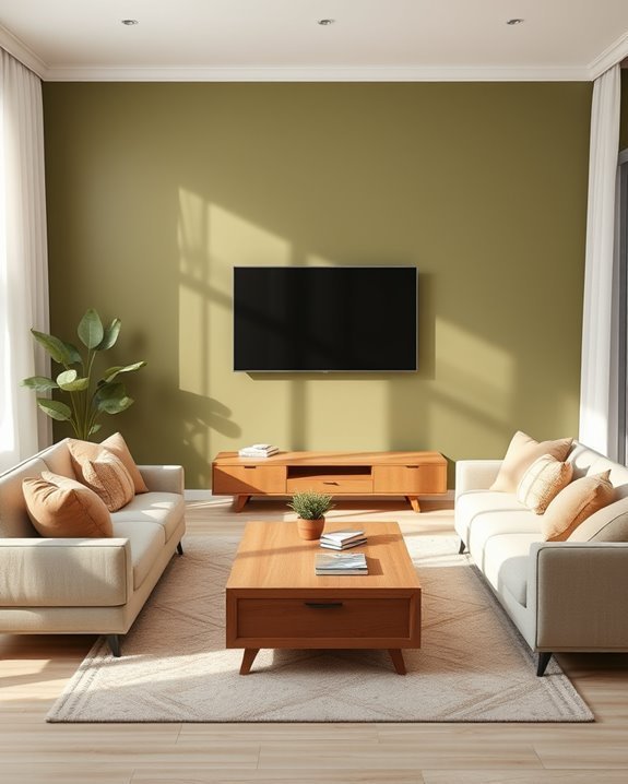 tranquil matte olive finish