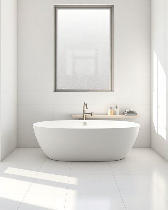 tranquil minimalist bathroom design