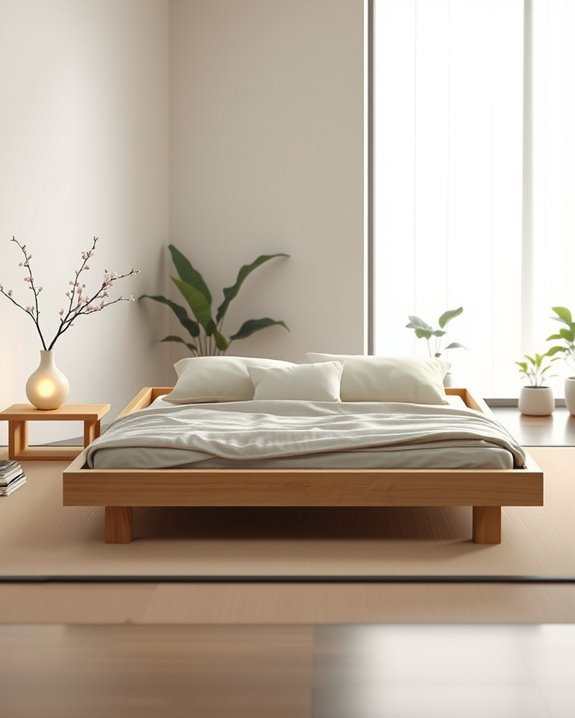 tranquil minimalist bedroom design