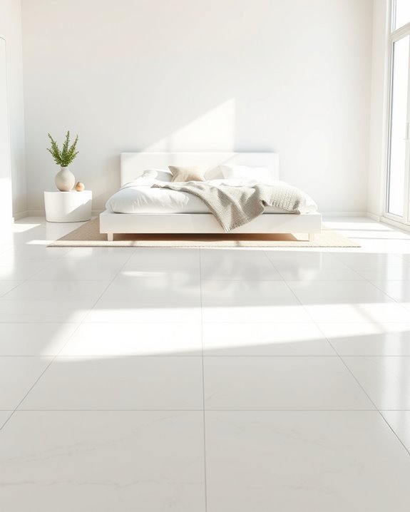tranquil minimalist tile design