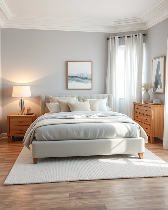 tranquil soft gray sanctuary