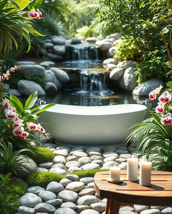 tranquil spa garden retreat