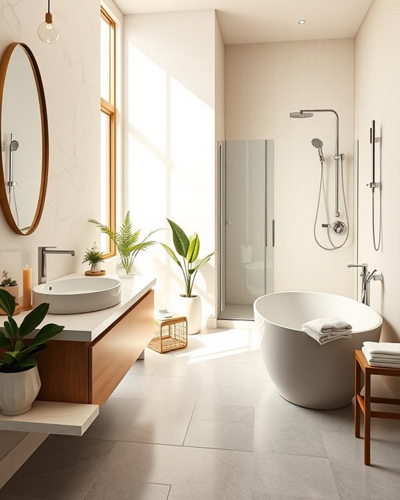 tranquil spa inspired bathroom retreat