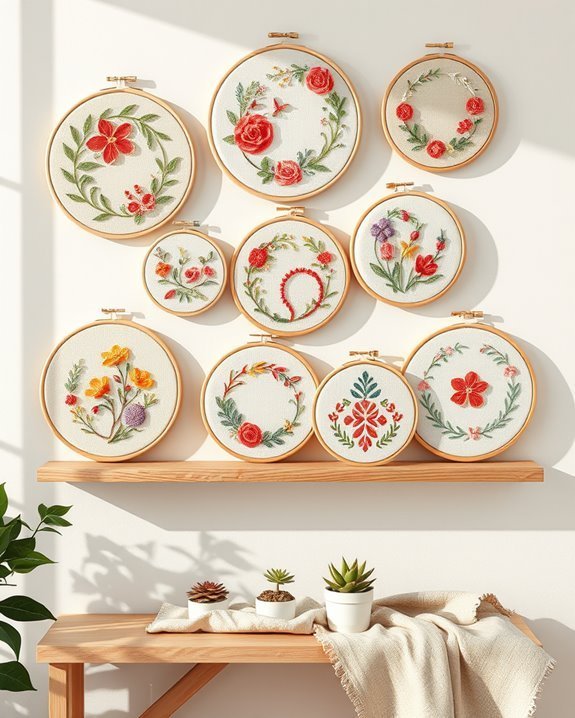 transform an embroidery hoop