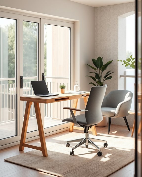 transform balcony into office