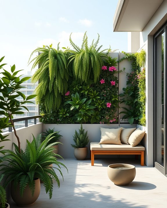 transform balcony with greenery